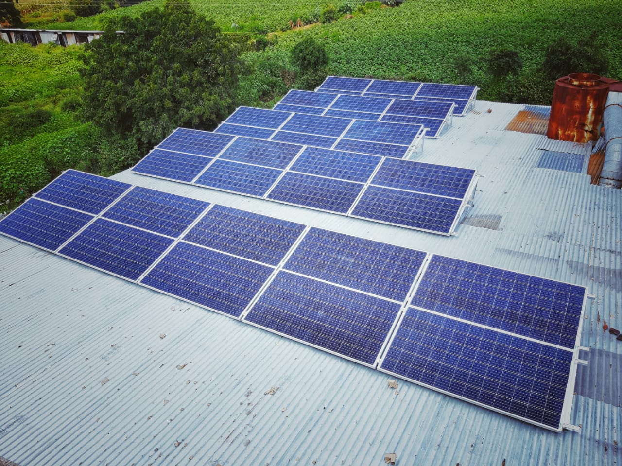 Solar Projects Portfolio - Ground Mounted and Rooftop Installations - 7